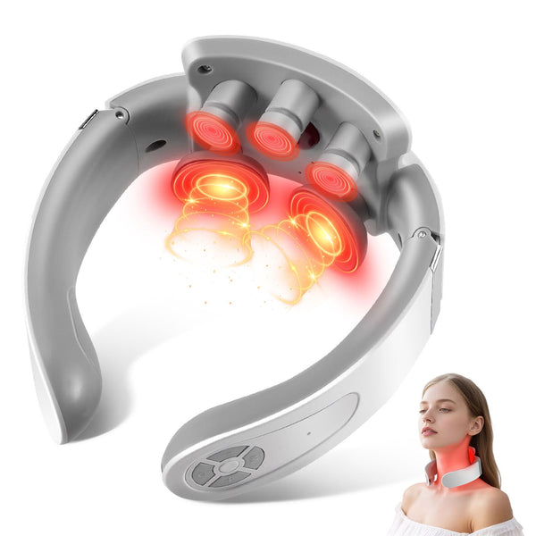 NeckEase™ appareil massage cervical, masseur cou, relaxation cervicale, accessoire bien-être, massage maison, détente musculaire