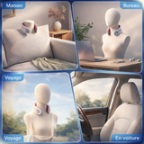 NeckEase™ appareil massage cervical, masseur cou, relaxation cervicale, accessoire bien-être, massage maison, détente musculaire