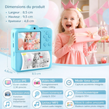 Print Camera™ caméra enfant, appareil photo enfant, impression instantanée enfant, jouet éducatif photo, jouet créatif enfant, cadeau enfant