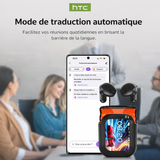 LinguaPods™  écouteurs traducteurs, traduction instantanée, écouteurs sans fil, traducteur vocal, écouteurs multilingues, gadget voyage, traduction en temps réel