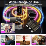 LuminaFlow™ | 3-in-1 Fast Charging RGB LED Cable