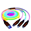 LuminaFlow™ | 3-in-1 Fast Charging RGB LED Cable
