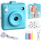 Print Camera™ caméra enfant, appareil photo enfant, impression instantanée enfant, jouet éducatif photo, jouet créatif enfant, cadeau enfant